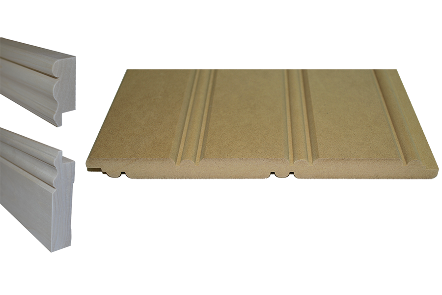 Moisture Resistant Beadboard Samples Ideal for Bathroom